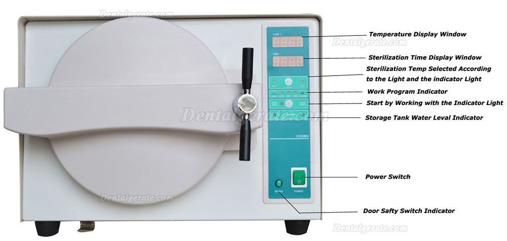 18L Volle Automatische Sterilisierende Maschine Autoklav-Dampf-Sterilisator